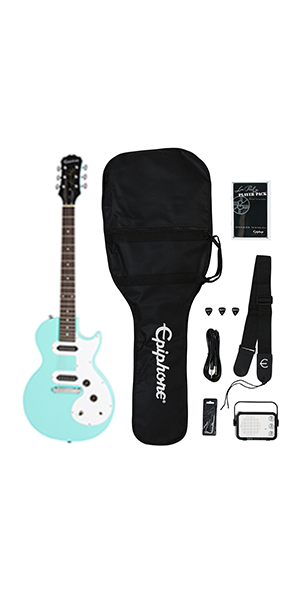 Epiphone ENOLTQCH1 Les Paul SL Turquoise Electric Guitar